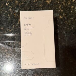 MAUDE shine silicone personal lubricant NWT 8oz